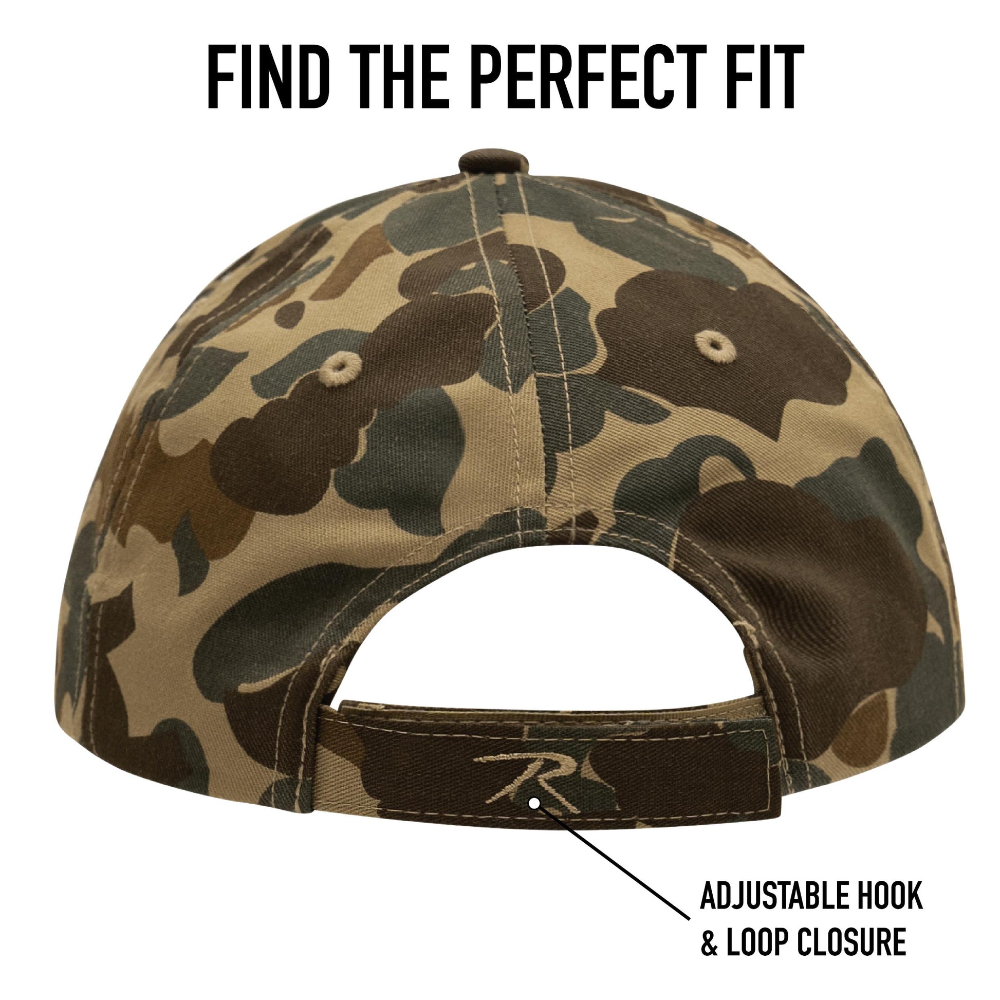 Rothco X Bear Archery Fred Bear Camo Low Profile Cap - Tactical Choice Plus