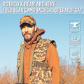 Rothco X Bear Archery Fred Bear Camo Tactical Operator Cap - Tactical Choice Plus