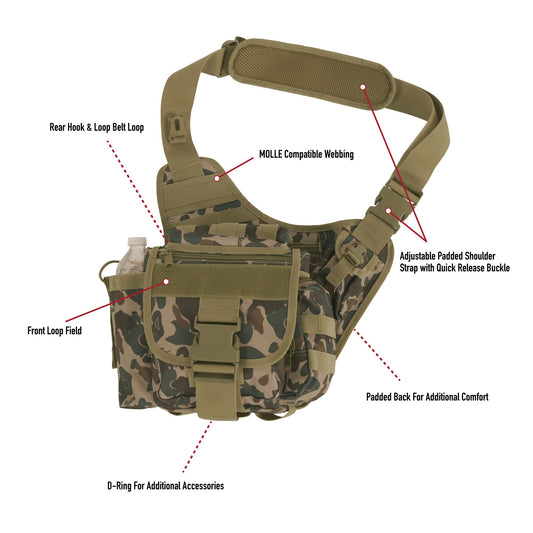 Rothco X Bear Archery Fred Bear Camo Concealed Carry Advanced Tactical Bag