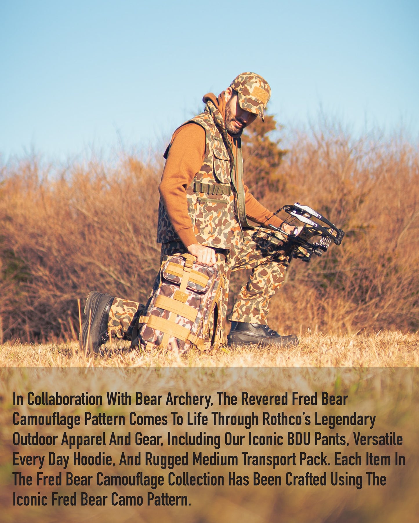 Rothco X Bear Archery Fred Bear Camo Ranger Vest