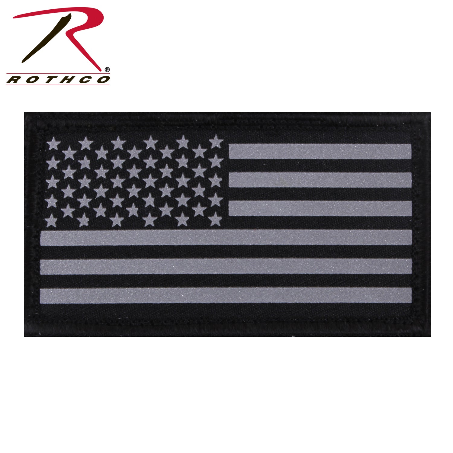 Rothco Reflective Flag Patch With Hook Back - Tactical Choice Plus