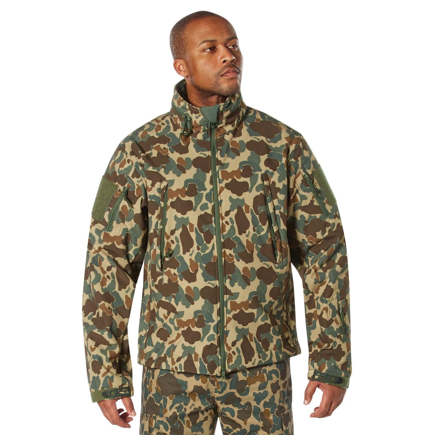 Rothco X Bear Archery Fred Bear Camo Special Ops Soft Shell Jacket - Tactical Choice Plus