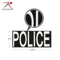 Rothco Police Patch With Hook Back - Tactical Choice Plus