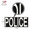 Rothco Police Patch With Hook Back - Tactical Choice Plus