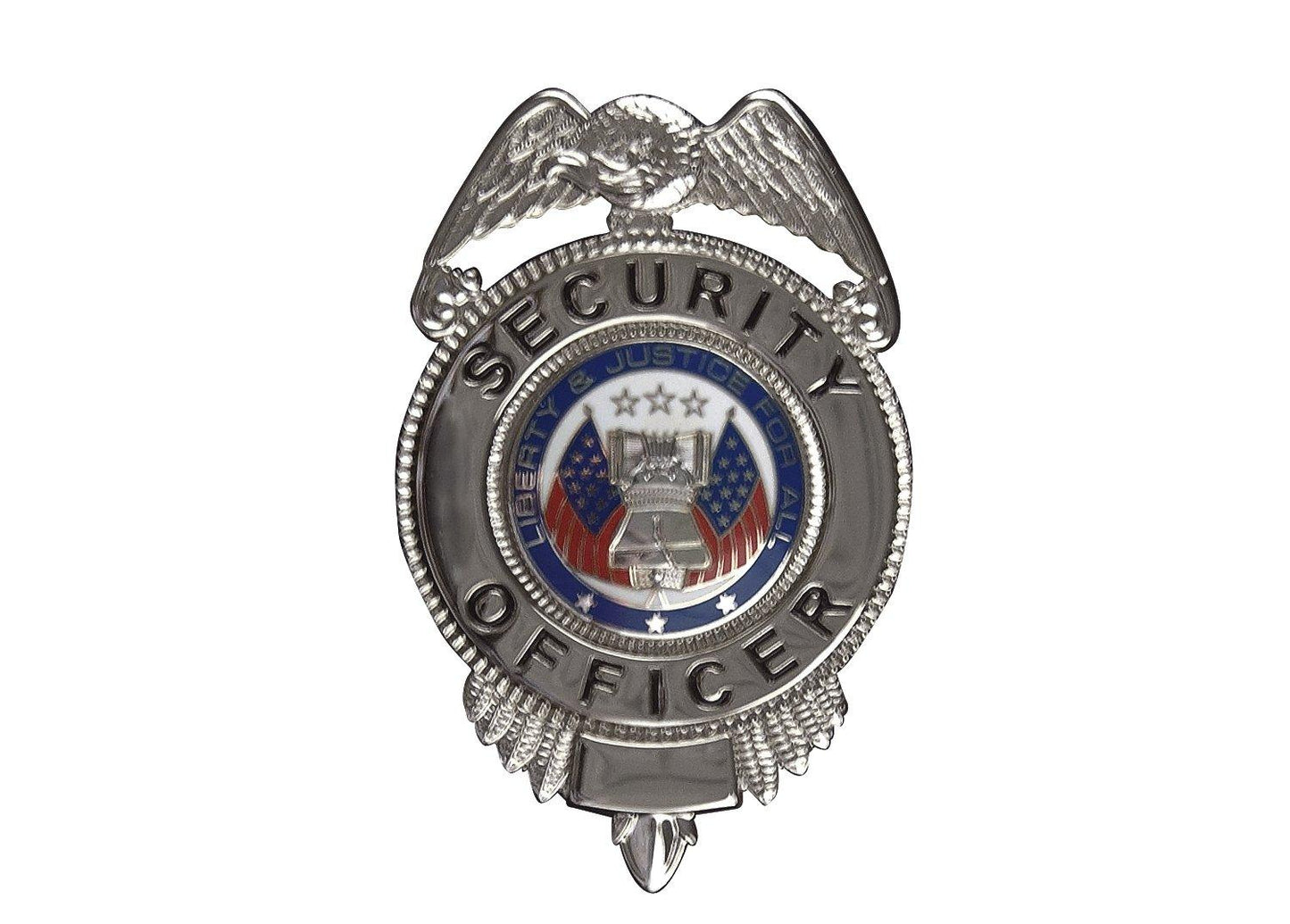 Security Officer Badge With Flags - Tactical Choice Plus