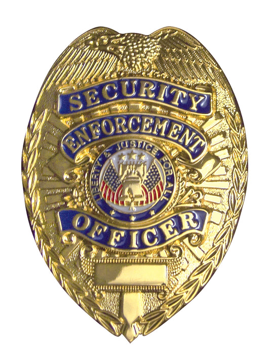 Deluxe Security Enforcement Officer Badge - Tactical Choice Plus