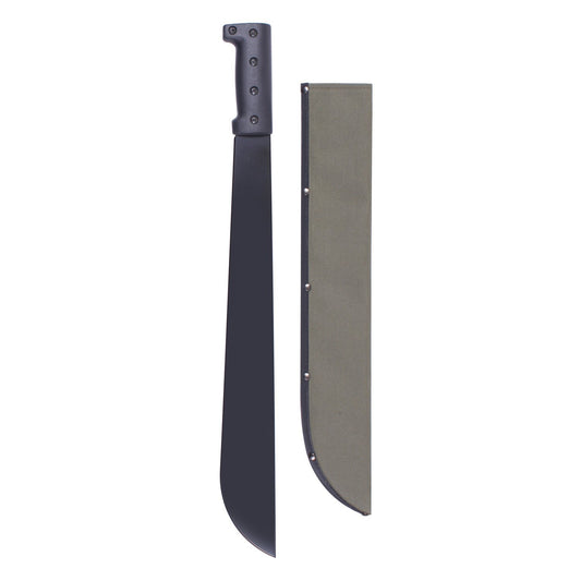 Rothco Bush Pro Steel Machete with Sheath - Tactical Choice Plus