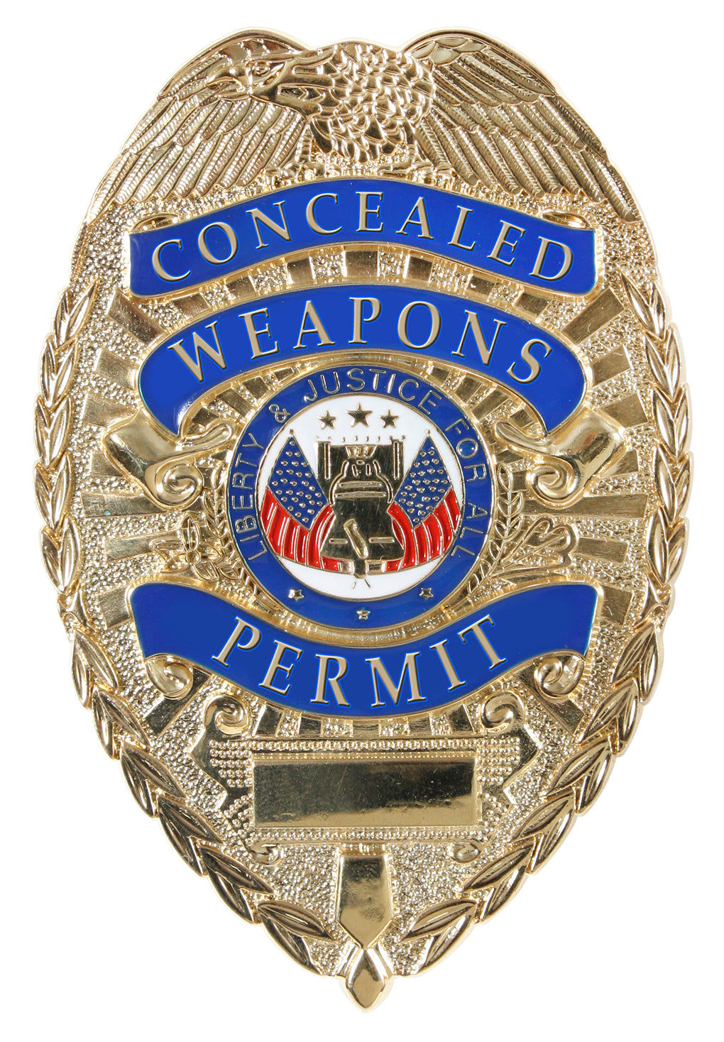 Rothco Deluxe "Concealed Weapons Permit" Badge - Tactical Choice Plus