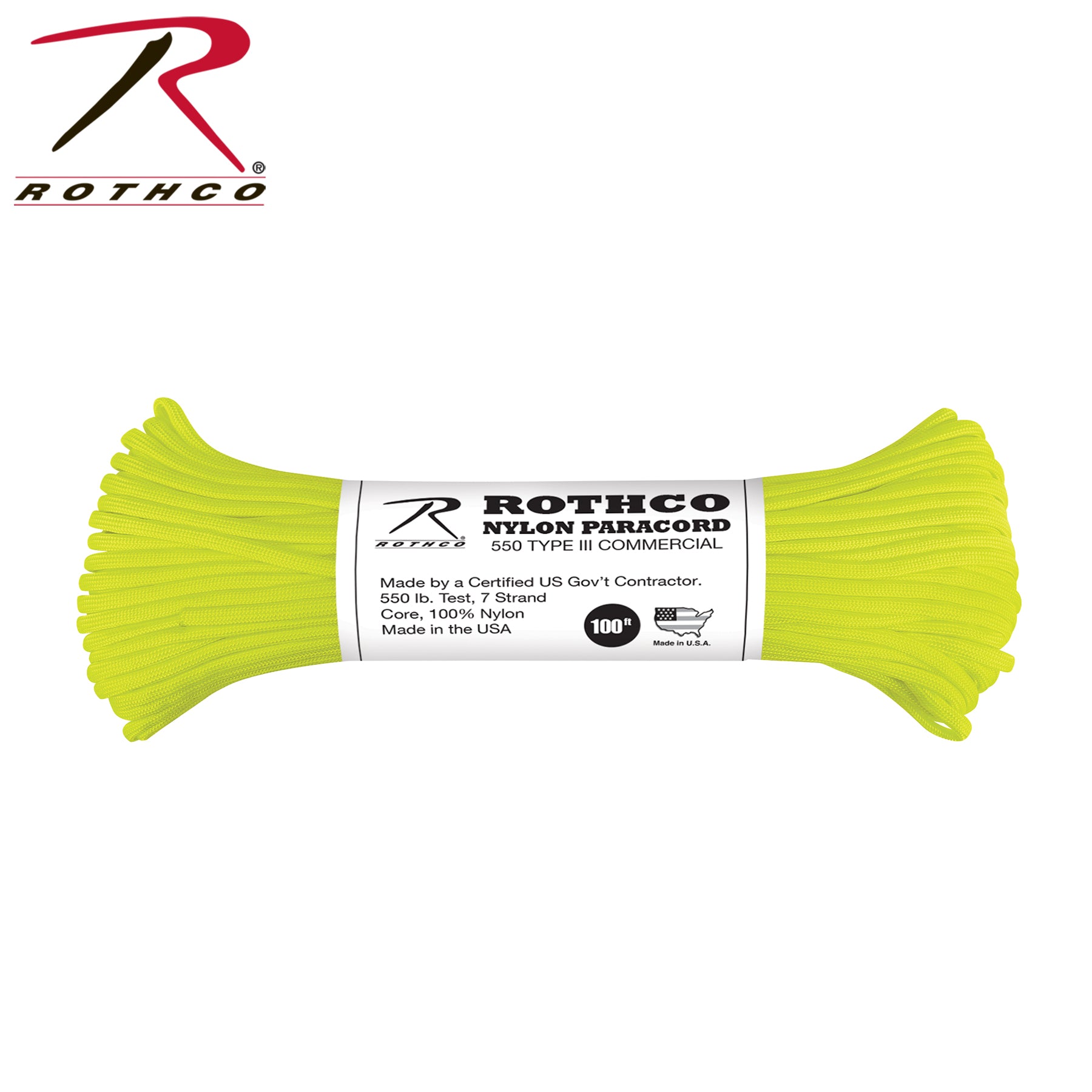 Rothco Nylon Paracord Type III 550 LB - Tactical Choice Plus