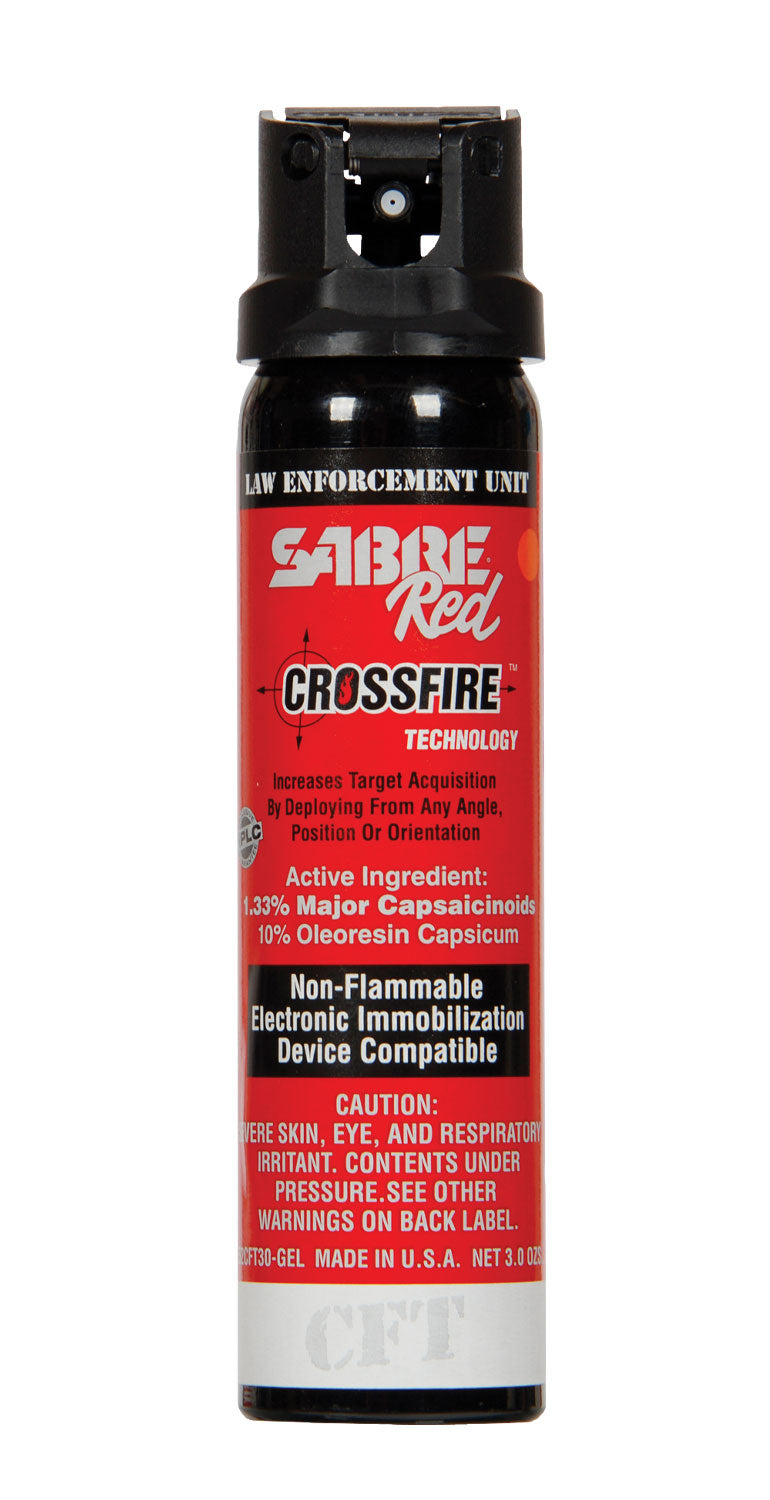 Sabre Red Crossfire Law Enforcement Gel Pepper Spray - Tactical Choice Plus