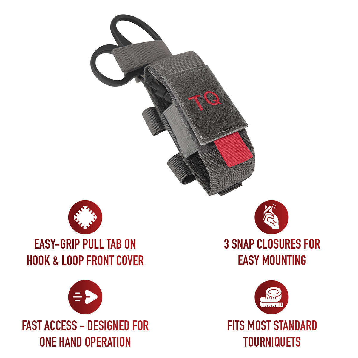 MOLLE Tactical Tourniquet and Shear Holder Pouch