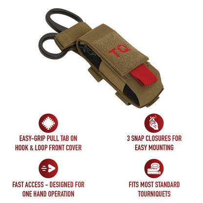MOLLE Tactical Tourniquet and Shear Holder Pouch