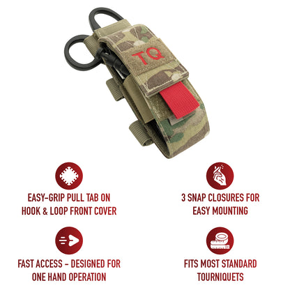 MOLLE Tactical Tourniquet and Shear Holder Pouch