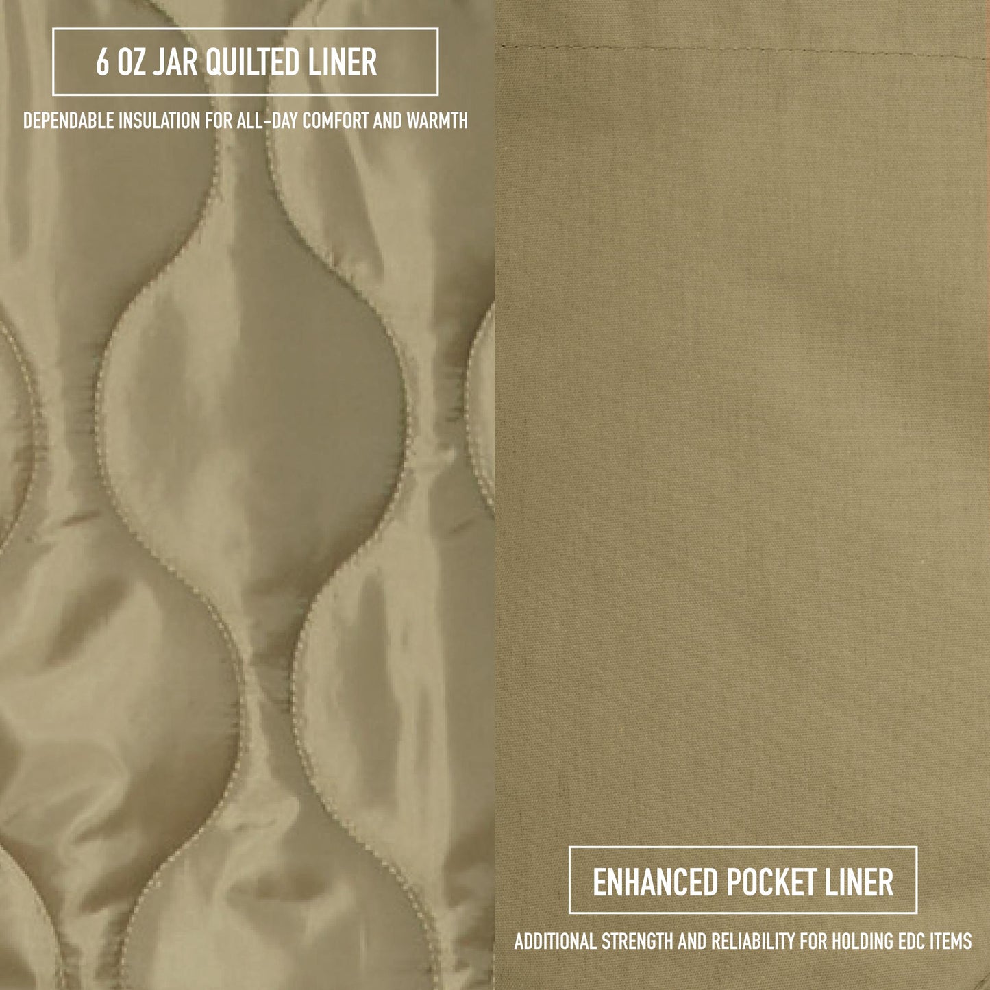 Concealed Carry Quilted Woobie Jacket