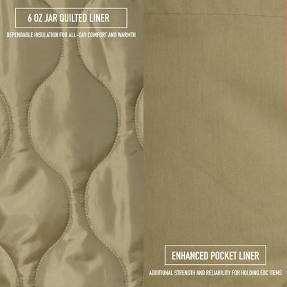 Concealed Carry Quilted Woobie Jacket