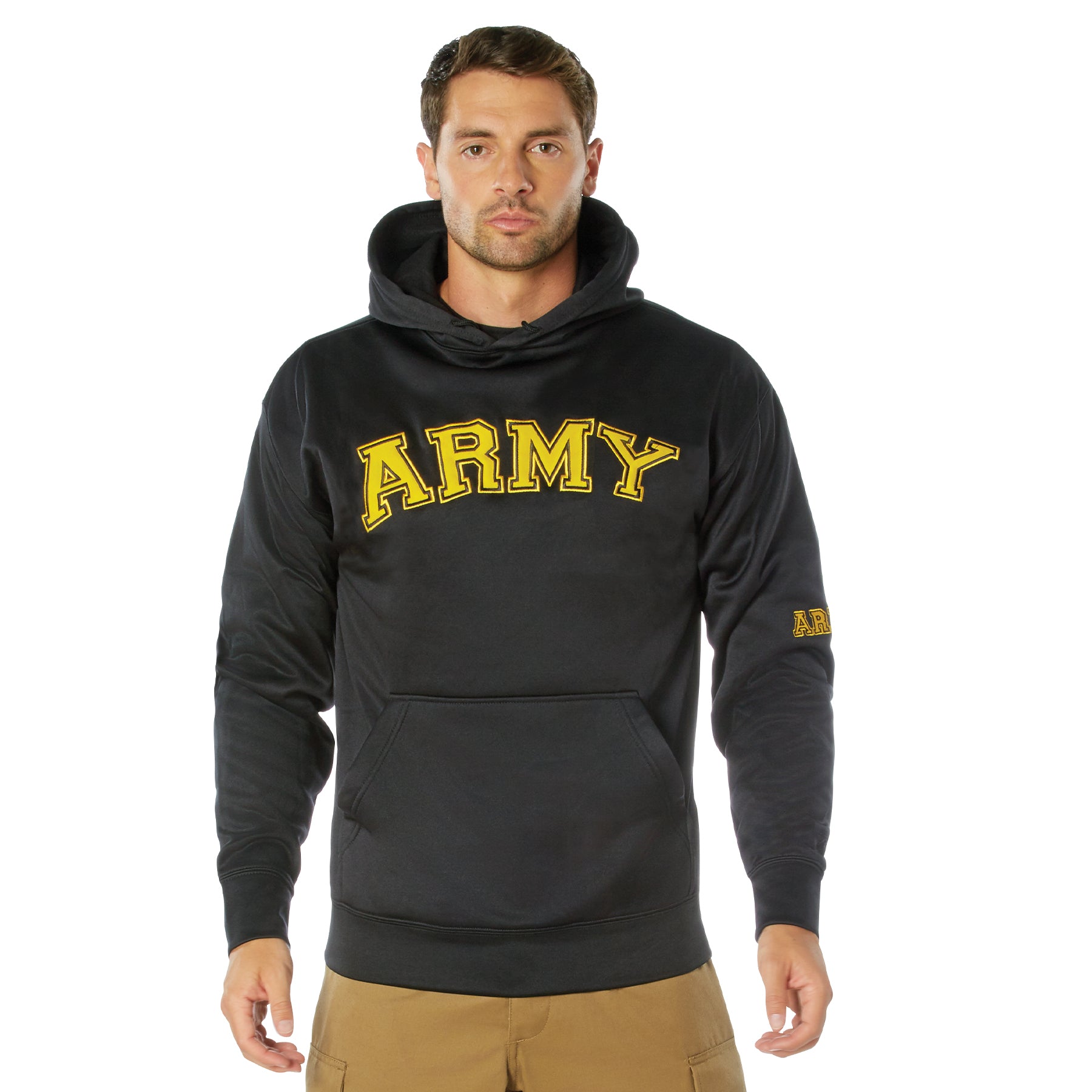 Rothco Army Pullover Hoodie - Black - Tactical Choice Plus