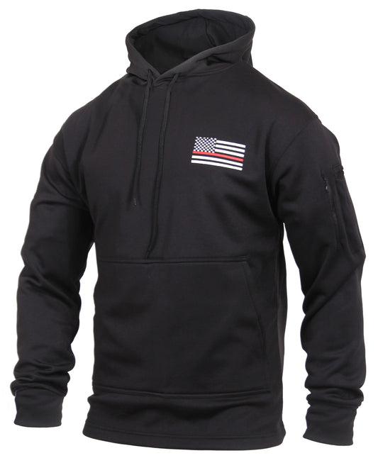 Rothco Concealed Carry Thin Red Line Hoodie - Tactical Choice Plus