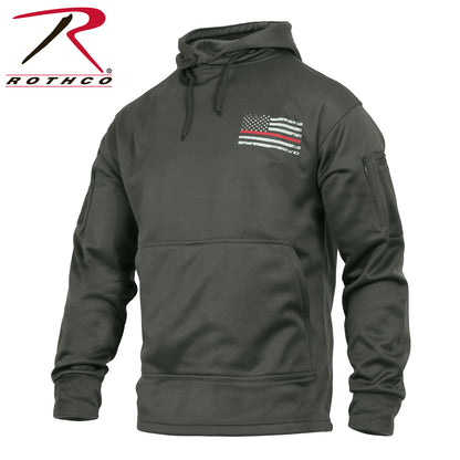 Concealed Carry Thin Red Line Hoodie