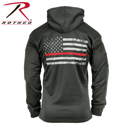 Concealed Carry Thin Red Line Hoodie