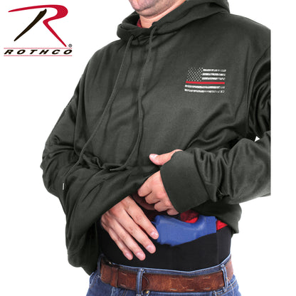 Concealed Carry Thin Red Line Hoodie