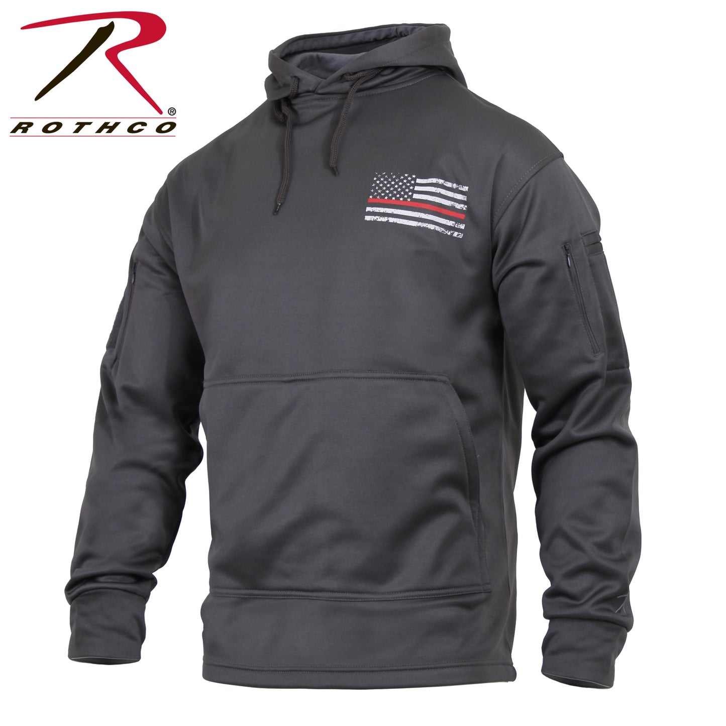 Concealed Carry Thin Red Line Hoodie
