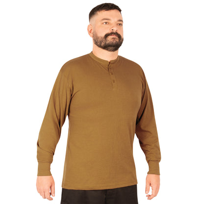 Long Sleeve Henley T-Shirt
