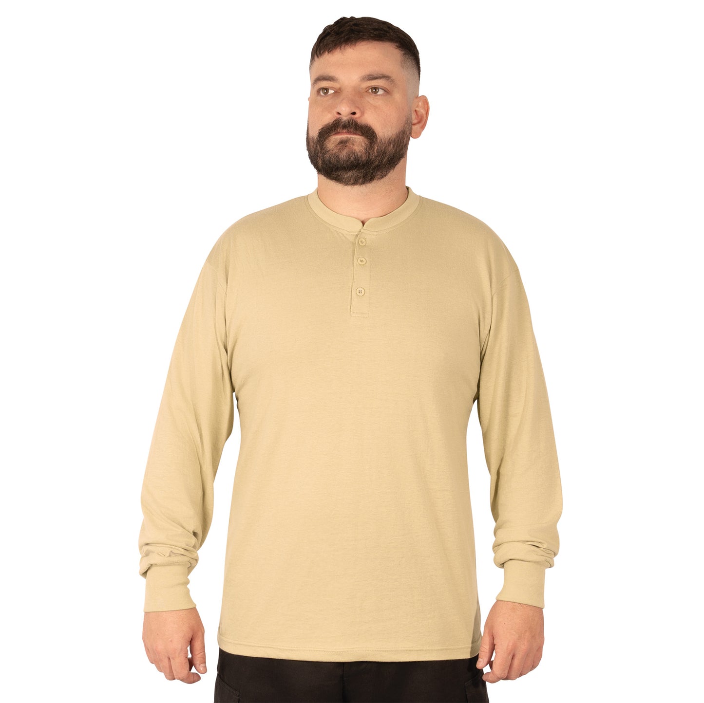 Long Sleeve Henley T-Shirt