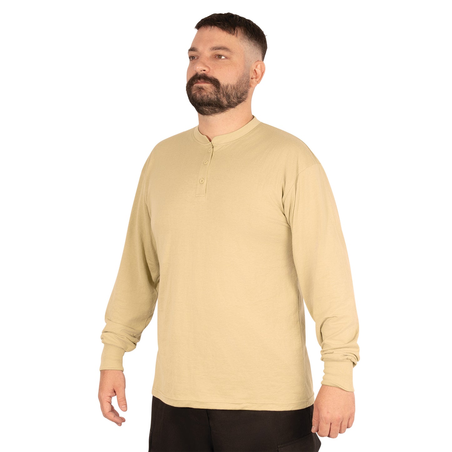 Long Sleeve Henley T-Shirt