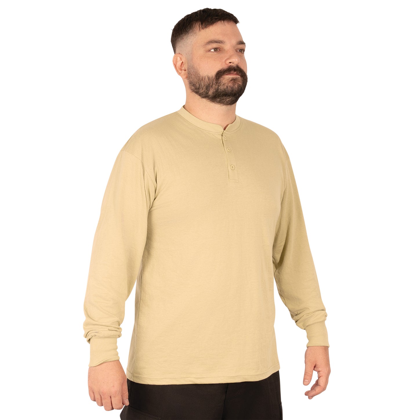 Long Sleeve Henley T-Shirt