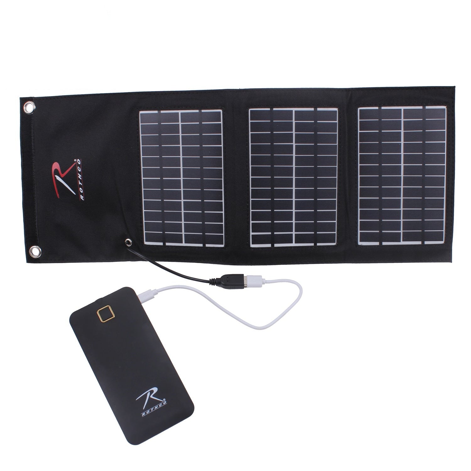 MOLLE Solar Panel With Power Bank - Tactical Choice Plus