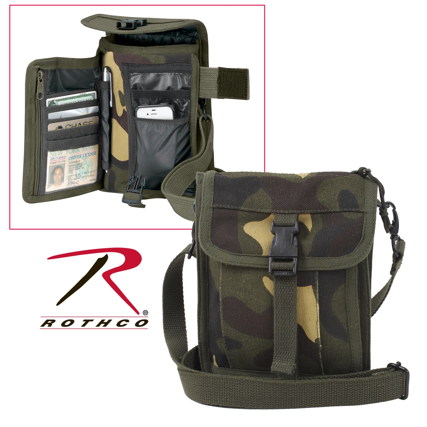 Canvas Travel Portfolio Bag