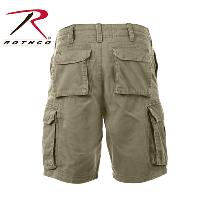 Vintage Solid Paratrooper Cargo Shorts