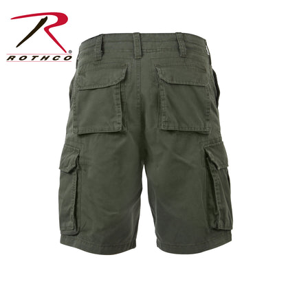 Vintage Solid Paratrooper Cargo Shorts