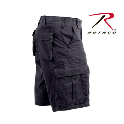 Vintage Solid Paratrooper Cargo Shorts