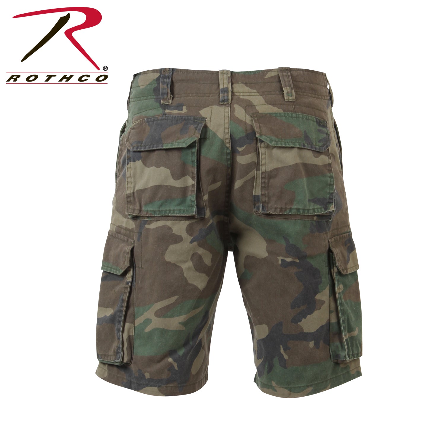 Rothco Vintage Camo Paratrooper Cargo Shorts - Tactical Choice Plus