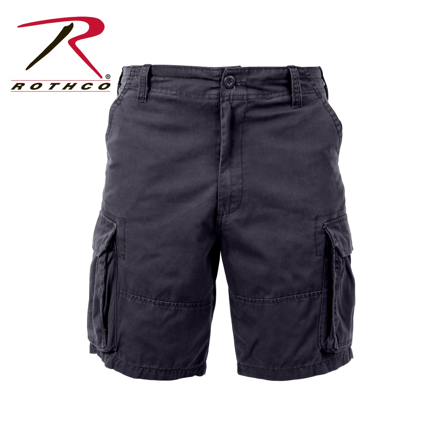 Vintage Solid Paratrooper Cargo Shorts