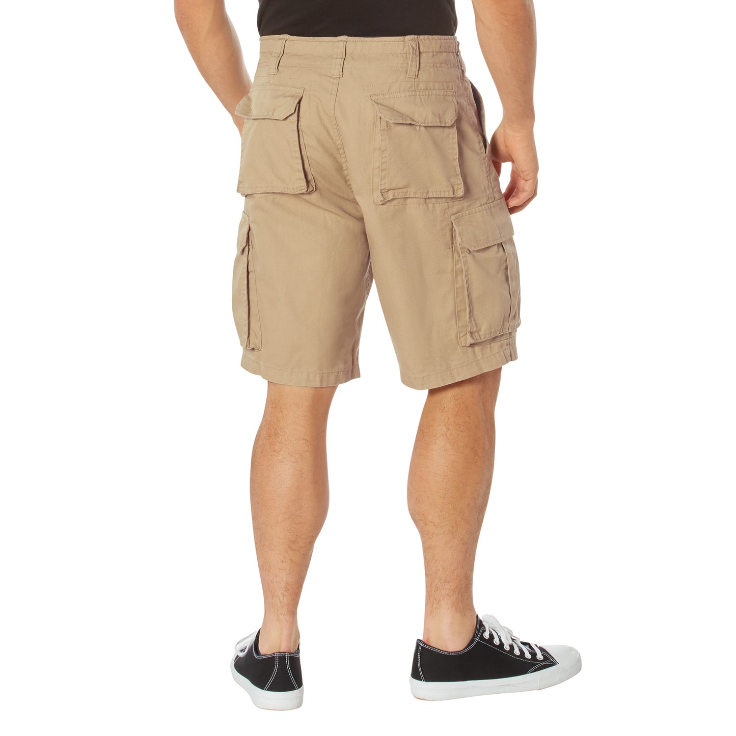 Vintage Solid Paratrooper Cargo Shorts - Tactical Choice Plus
