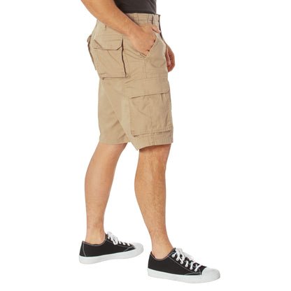 Vintage Solid Paratrooper Cargo Shorts