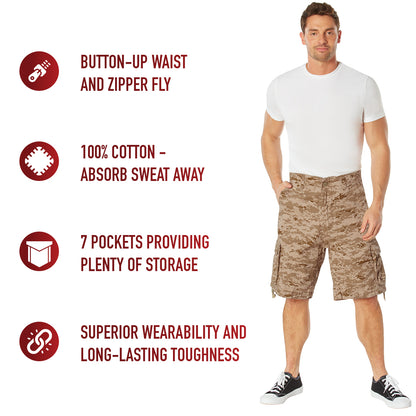 Vintage Utility Cargo Shorts