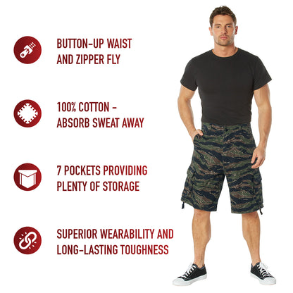 Vintage Utility Cargo Shorts