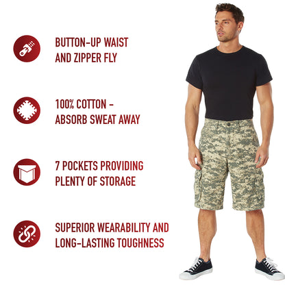 Vintage Utility Cargo Shorts