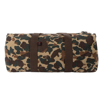 Rothco X Bear Archery Fred Bear Camo Canvas Shoulder Duffle Bag - Tactical Choice Plus