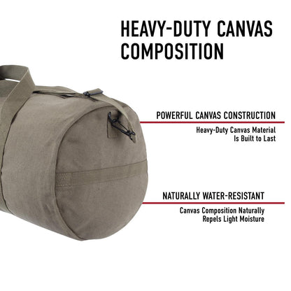 Midnight Camo Canvas Shoulder Duffle Bag - Tactical Choice Plus