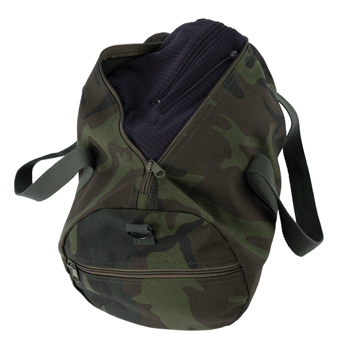Midnight Camo Canvas Shoulder Duffle Bag - Tactical Choice Plus