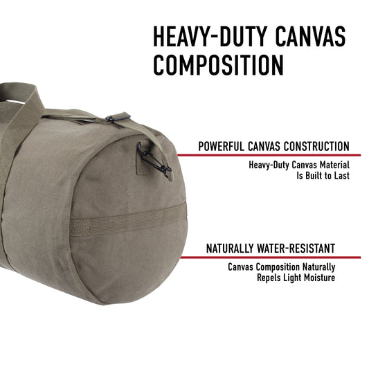 Rothco Canvas Shoulder Duffle Bag - Tactical Choice Plus