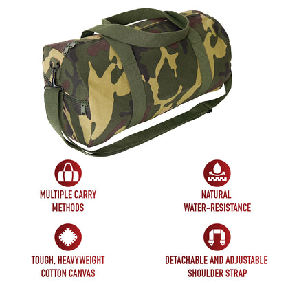 Canvas Shoulder Duffle Bag