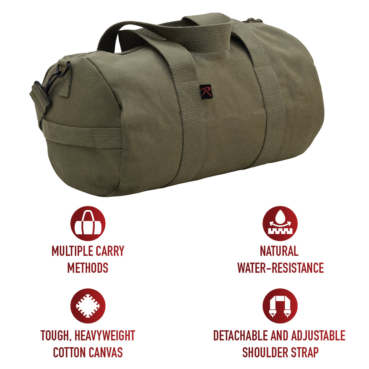 Canvas Shoulder Duffle Bag