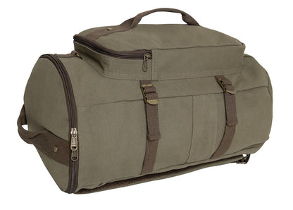 Convertible Canvas Duffle / Backpack - 19 Inches - Tactical Choice Plus