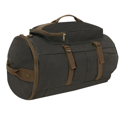 Convertible Canvas Duffle / Backpack - 19 Inches - Tactical Choice Plus
