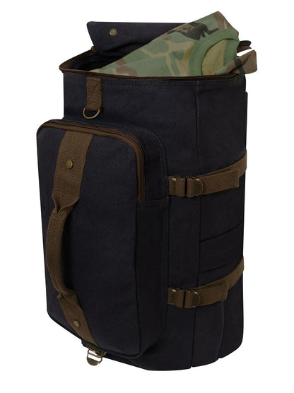 Convertible Canvas Duffle / Backpack - 19 Inches - Tactical Choice Plus
